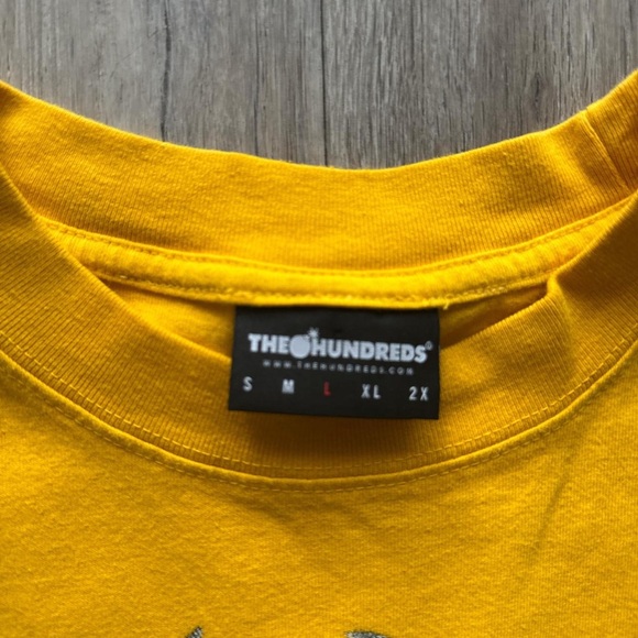 The Hundreds Men's Bright Yellow Tee - Picture 1 of 6